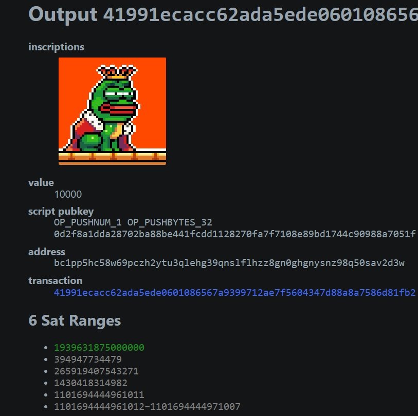 So <a href="/BitGod21/">BG</a> special "Bitpepe GOD" is inscribed on 5 different rare sats. Bitgod created history &amp; now Inscribed on #Bitcoin forever...

* 1 / 12 Million inscriptions * 

Thanks to <a href="/RareSatSociety/">Rare Satoshi Society</a> creating masterpiece for us 

Threads 👇

#ordinals #OrdinalsNFT #BitPepe