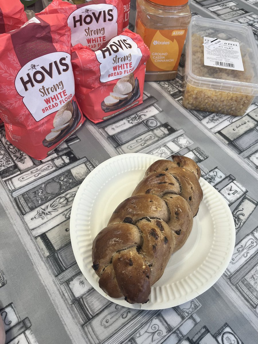 Amazing S2 Wider Achievement class today where we made Finnish Fruit Plait. Lots of skills and understanding of ingredients covered today, like the use of yeast in bread making. 
#pride #breadmaking #culturalfoods #perthgrammarschool #baking #skillsforlife #proving #dough