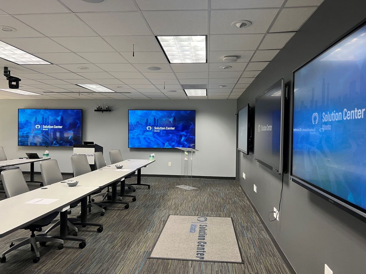 Our state-of-the-art Solution Center in Atlanta, GA is officially open allowing our experts to showcase our industry-leading capabilities & provide our customers with an immersive, hands-on experience.