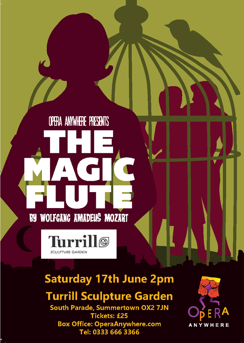 OperaAnywhere's tweet photo. Another #MagicFlute weekend, this time at the intimate @TurrillSculptur garden in #Summertown Oxford #OperaPicnic #GardenOpera @DailyInfoOxford @ExperienceOx https://t.co/Kwu1ufkx25