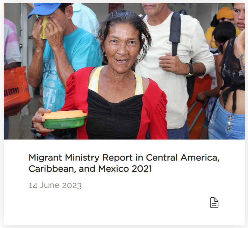 VaticanIHD's tweet photo. #NEWDOCUMENT! 📣
📌 Migrant Ministry Report in Central America, Caribbean, and Mexico in 2021
🔍It offers a collection of 40 Good Practices to welcome, protect, promote and integrate #migrants and #refugees.

Lear more👉  https://t.co/oWDmu0p50V https://t.co/By8JqlFvsy