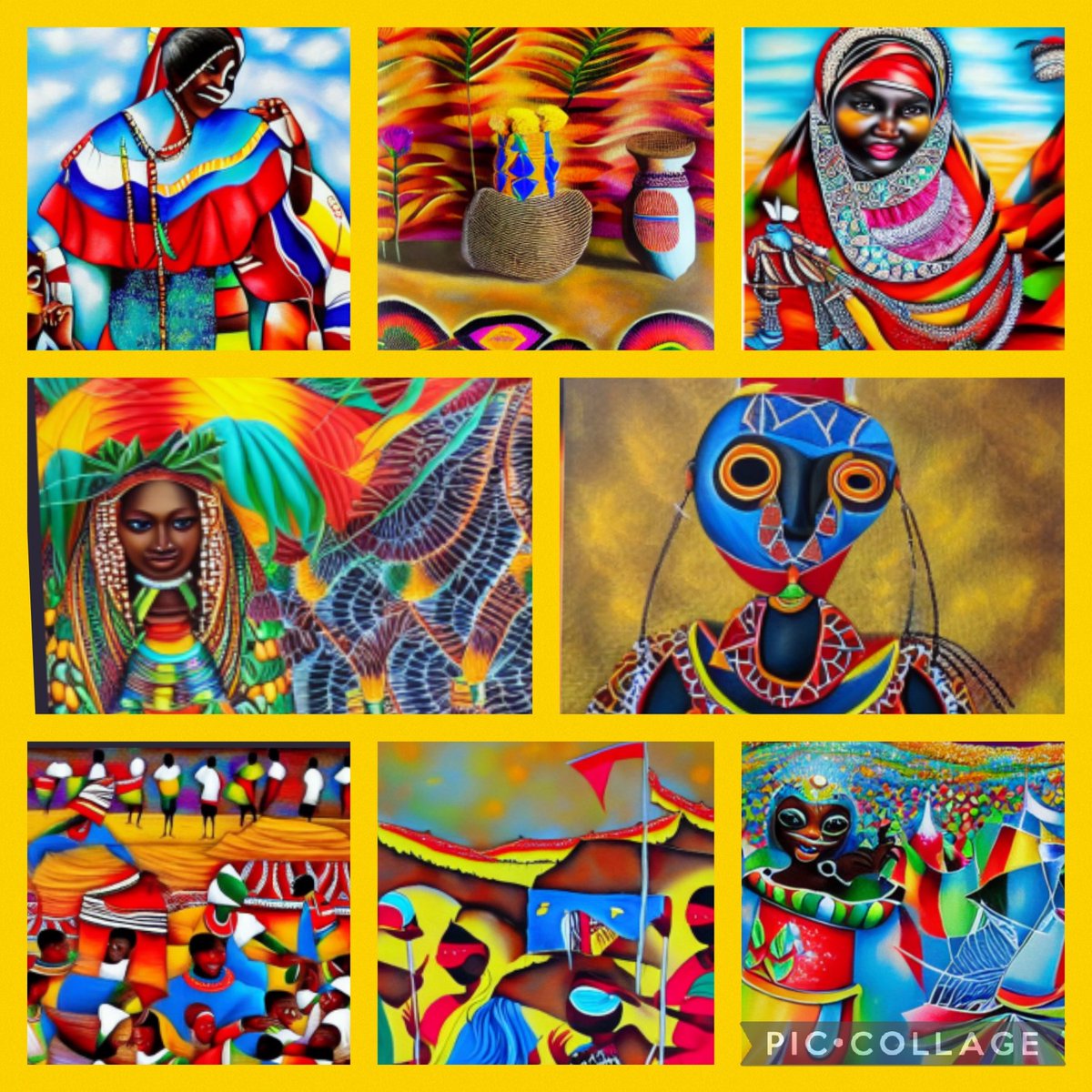 #Year4 students tapped into their boundless #creativity and harnessed the power of AI to produce awe-inspiring Kenyan-inspired digital art! The AI masterpieces reflect the rich tapestry of Kenya's beauty #AI #DigitalArtist #Kenya