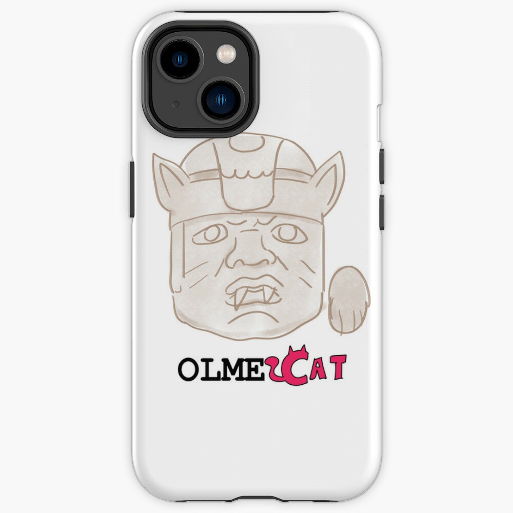 Sincretism between the Olmec culture and cat memes. Link in Bio. #olmec #archaeology #mesoamerica #cellphone #cats #redbubbleshop #redbubbleartist