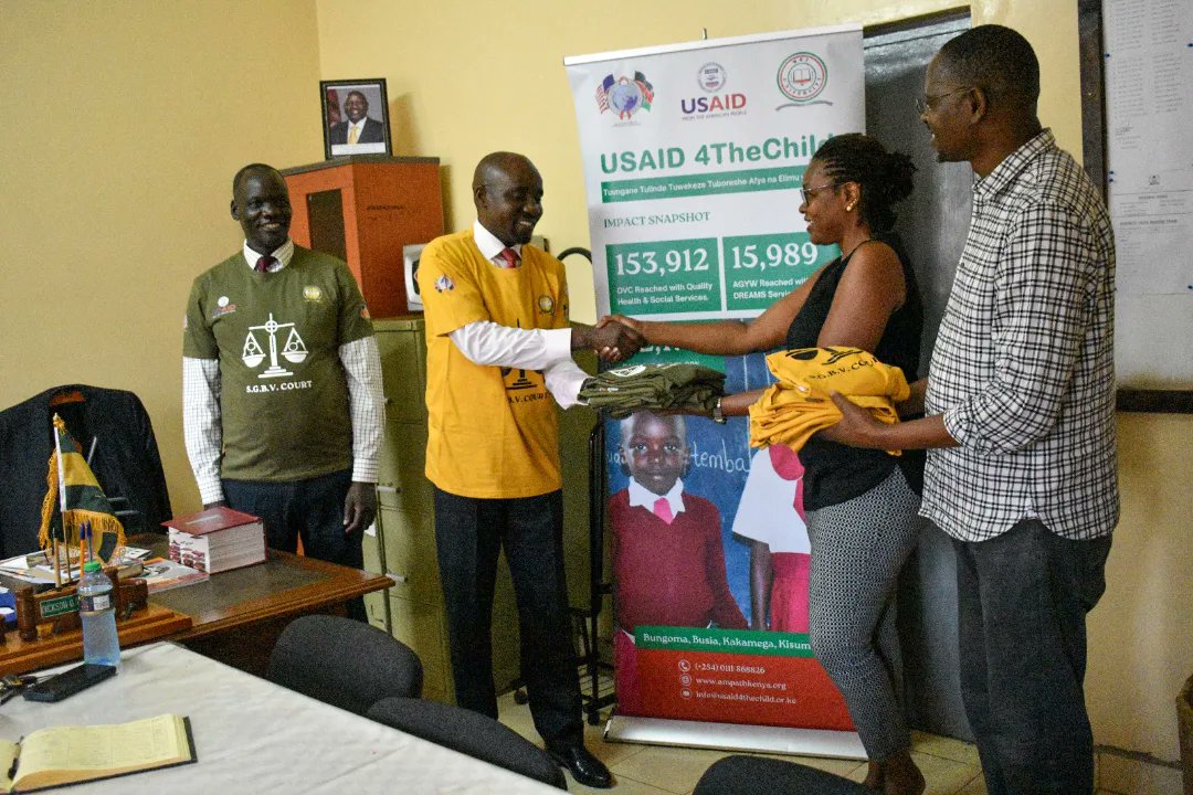 MMS-K through USAID 4TheChild DREAMS project supports the upcoming launch of SGBV court at the Kisumu Law Courts tomorrow.

We are thrilled to contribute to this important cause by providing 150 branded T-shirts in preparation for the event.
#mmsksupports #endsgbv
#justiceforall