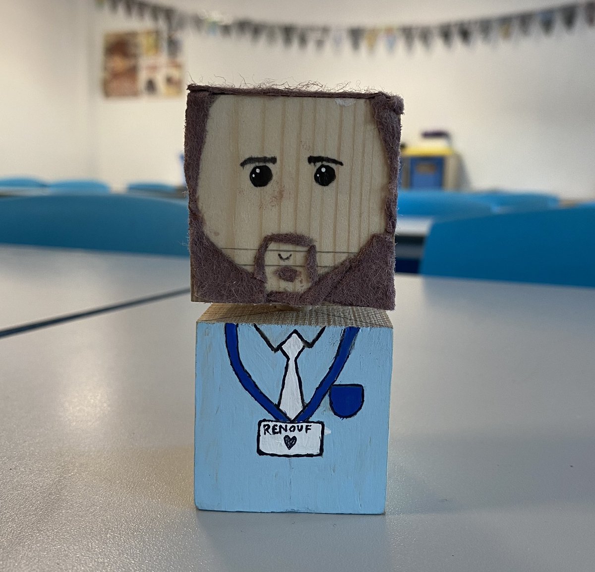 Next up on our staff Blockbot Wall of Fame is <a href="/ArmfieldHums/">Humanities @ Armfield</a> Mr Renouf - well done Pippa for such a great piece of work 👏 👍 #artdesigntechnology