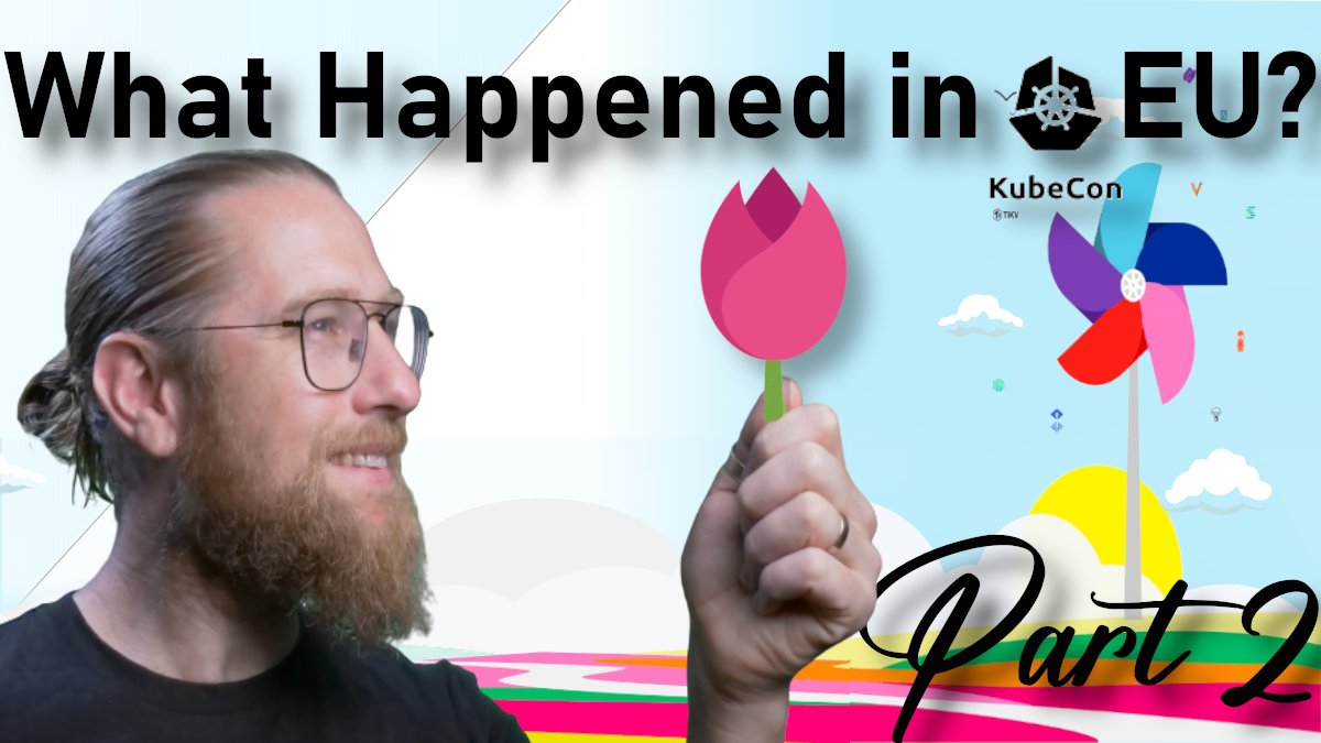 A new episode is out !!!
This episode shares part 2 of #Kubecon Amsterdam
youtu.be/zThi9fnUXwE
This episode presents several interviews with ;
#Falco, @tracetest_io  , @GetHelios , @tyk_io, #kubescape, #Certmanager , @LitmusChaos
#Observability #Kubernetes #CNCF #Kubecon