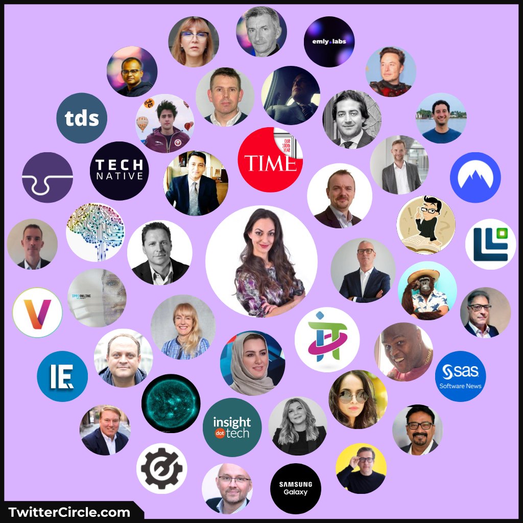 Eli_Krumova's tweet photo. 🐦 #FF my #Twitter 🟡 Circle 2:👇🏽
@insightdottech
@maiz_julio
@jblefevre60
@ipfconline1
@machinelearnflx
@TechNative
@chidambara09
@PDH_Metaverse
@Fabriziobustama
@enricomolinari
@tobiaskintzel
@LaurentAlaus
@labordeolivier
@garyhgoodridge
@sonu_monika
@Hana_ElSayyed

#Marketing #Digital #DigitalMarketing #InfluencerMarketing #Leadership #Leaders #ThoughtLeadership #Business #Influencers #SocialMedia #Tech #EmergingTech #IoTCommunity #IoT #IIoT #IoTPL #IoTPremierLeague #IoTCL #AI #ML #ChatGPT #DataScience #Python #BigData #Analytics #Cloud #Edge #Futureofwork #Industry40 #Robotics #RPA #DigitalTransformation #Innovation #SMM #CX #AR #VR #NLP @IoTCommunity @IoTchannel