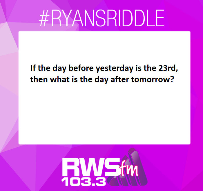 #RyansRiddle time, any ideas?