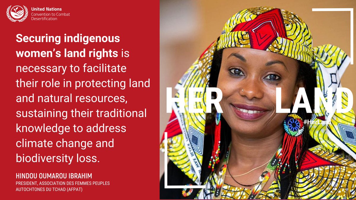 Humanity is at a crossroads when it comes to managing #droughts. When land becomes degraded and water is scarce, women and children are often the worst affected.

Taking into account #IndigenousKnowledge and #Women voices will help us tackle #ClimateChange.

#Herland #HerVoice