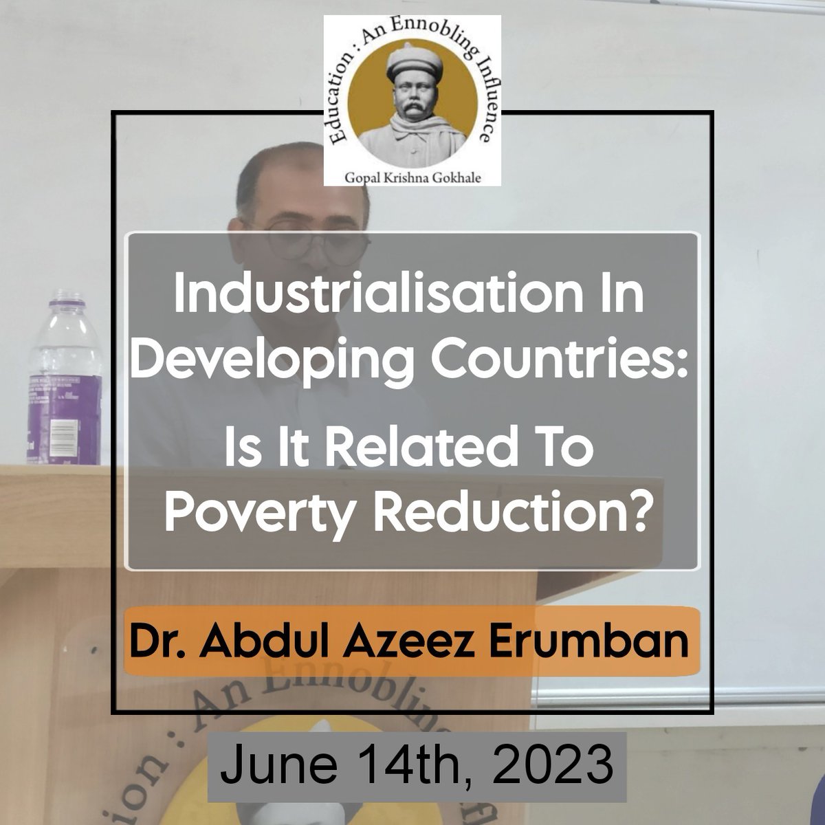 Dr. Abdul Azeez Erumban, a distinguished faculty member from the University of Groningen, Netherlands, shared enlightening insights on the connection between industrialization and poverty reduction in developing countries.
@univgroningen #povertyreduction
1/3