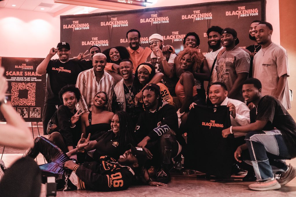 Need Juneteenth plans? Seeing The @blackening should be at the top of your list📝 Check out these squad pics and let us know who you’re going to see The Blackening with this Friday! 🎬 theblackening.movie