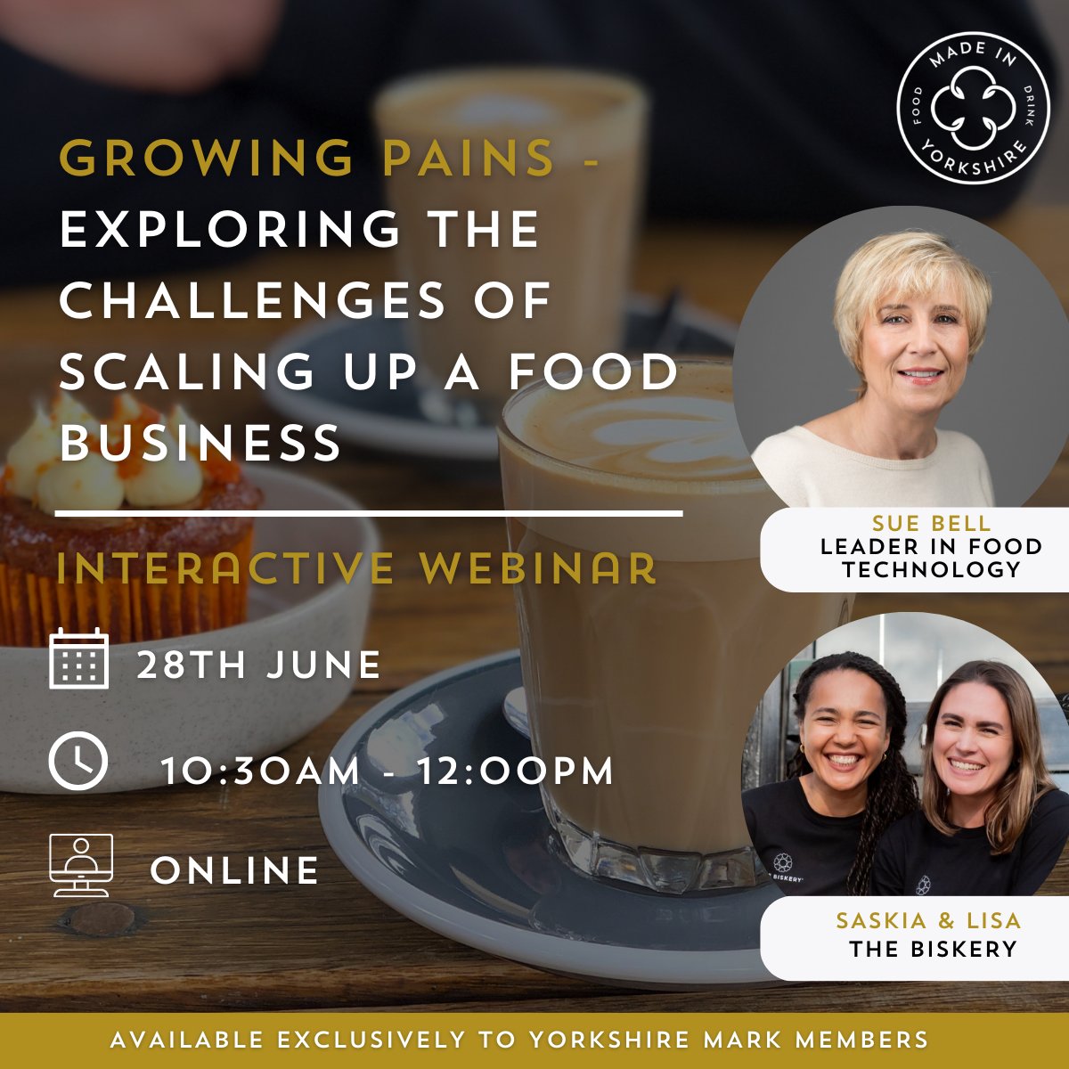 In our next webinar, our expert speakers will be sharing the ins and outs of how to successfully scale up your business! 

It's one you don't want to miss.

Yorkshire Mark members, book your space now: bit.ly/3CqSXZH