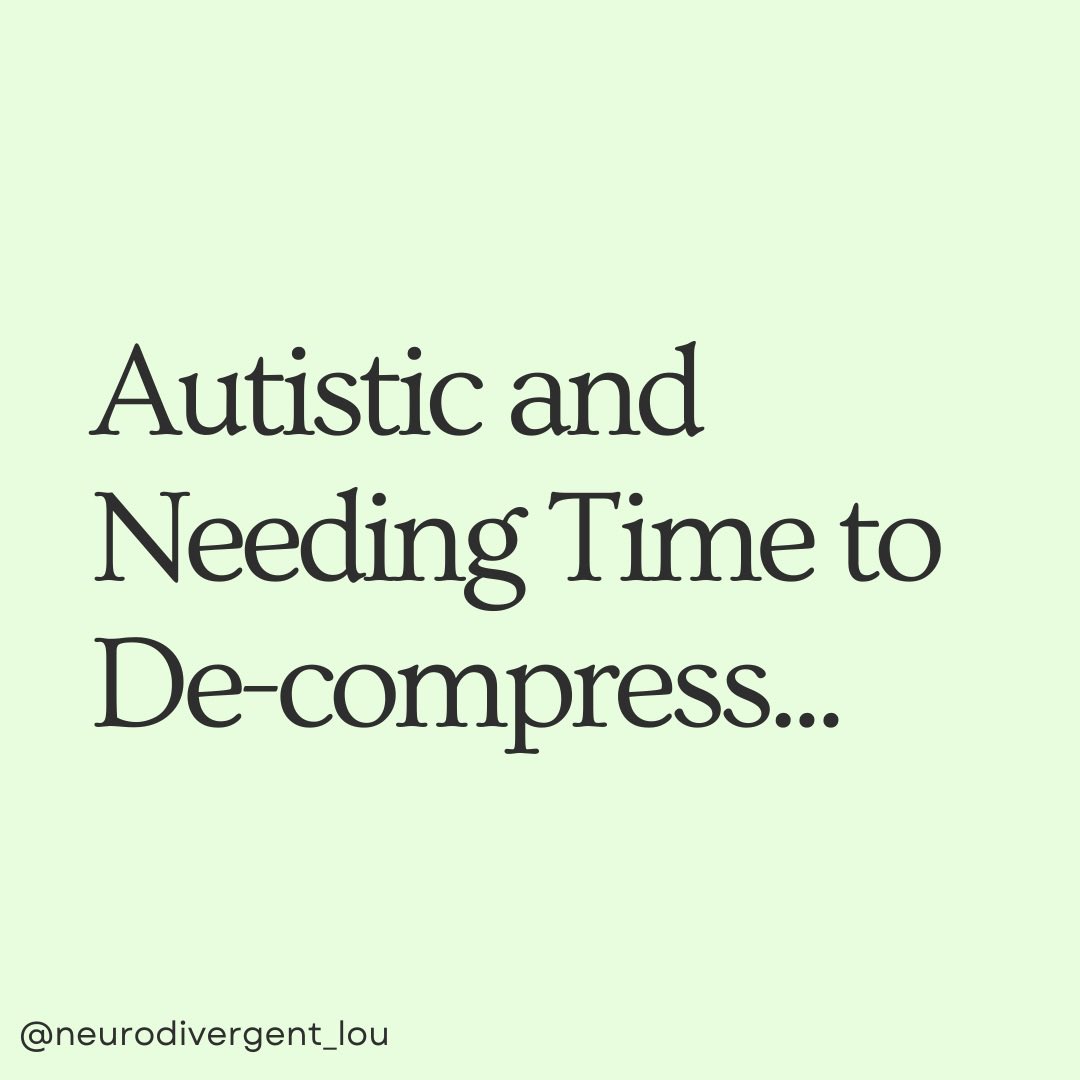 Autistic and Needing 
#ActuallyAutistic #Autism #Neurodiversity #Disability