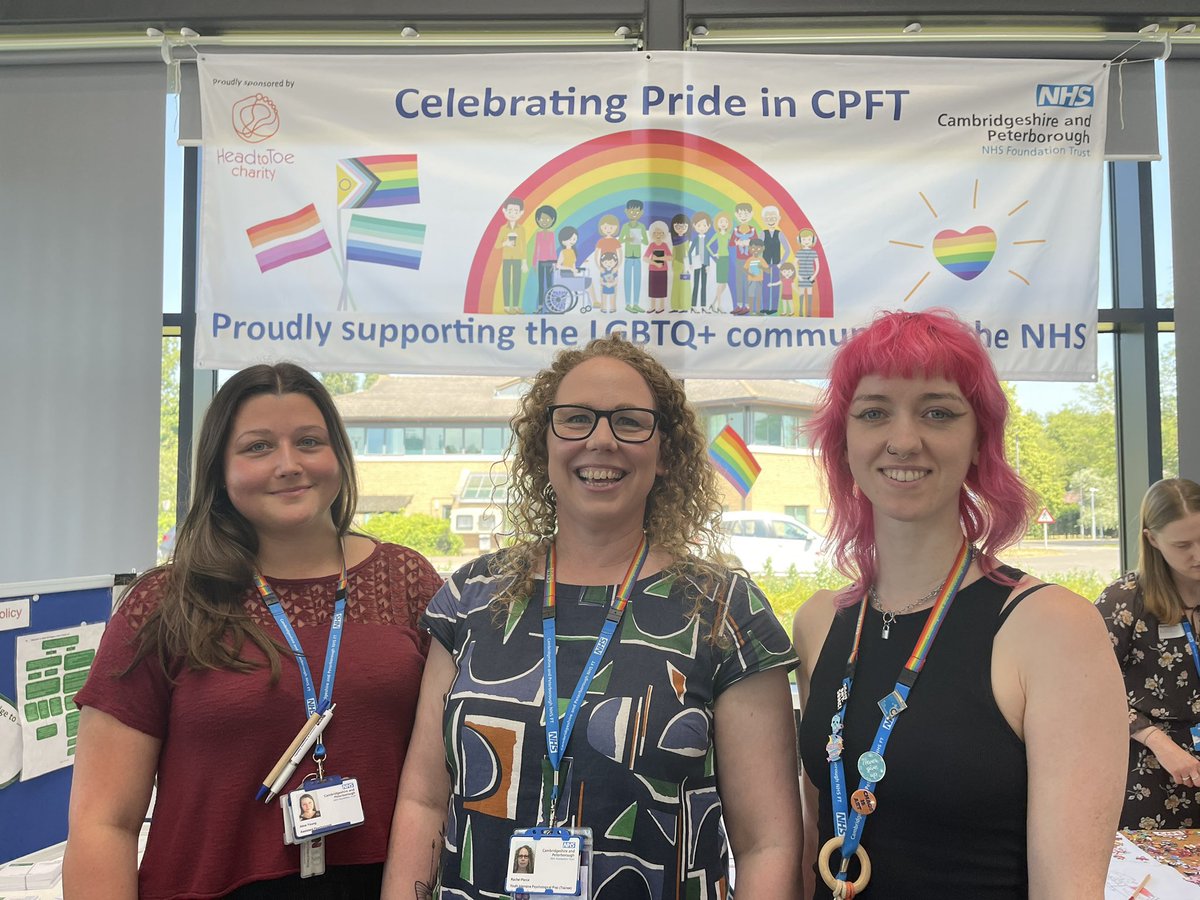 Proud to be supporting #pride2023 at #cpft today!!!!🌈