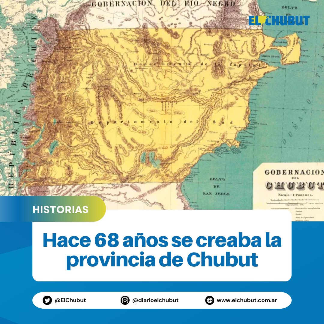 ElChubut's tweet photo. 🔵 ASÍ LO RECORDÓ HECTOR "PEPE" CASTRO

🔹 El 15 de junio de 1955 fue sancionada la ley en el Congreso Nacional y promulgada el 28 de junio. 

https://t.co/PkV5oS4saT https://t.co/E9TghOkK2M