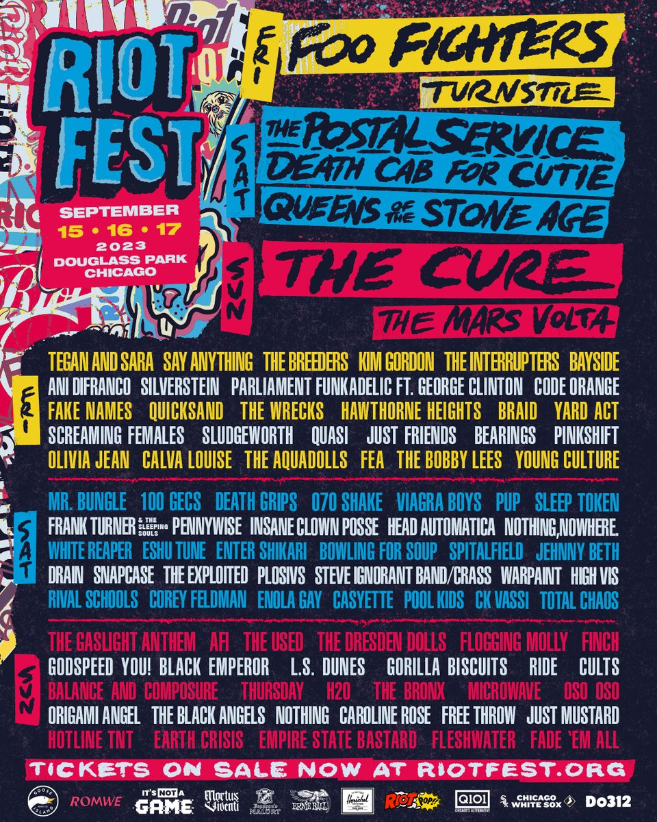 WeAreTheWrecks's tweet photo. CHICAGO. We'll see you on Friday, September 15th!
Get your tickets now at https://t.co/g1VQGPO4C9. https://t.co/mqd1yI9IHk