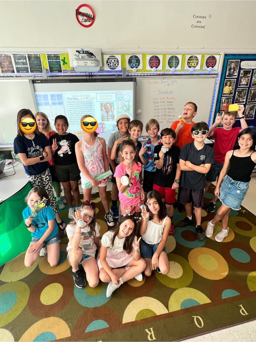 SparkleznSun's tweet photo. Happy last day of school!! We hope you all have an amazing summer and can’t wait to hear all about your adventures this fall!! #lastdayofschool @GMasonPrincipal @ACPSk12 https://t.co/4SAccSMdDH