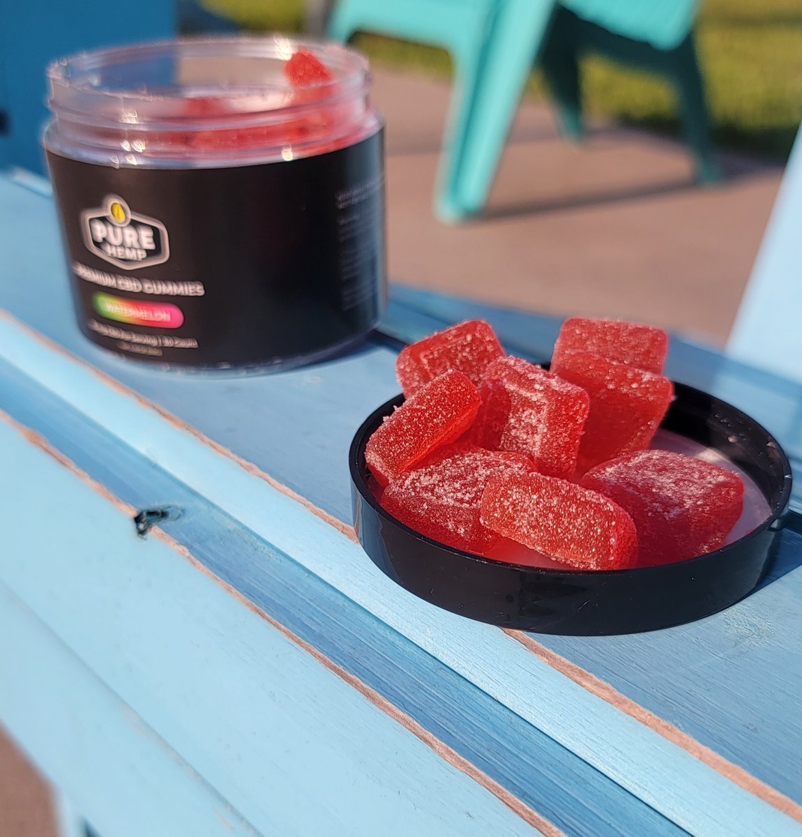 Satisfy your craving for sweet bliss with our juicy watermelon CBD gummies. 
You'll forget all your worries with just one bite.

#purehempshop #purehemp #cbd #delta8  #wellness  #cbdgummies #photooftheday #edibles #enjoylife #watermelon #bliss #summertime