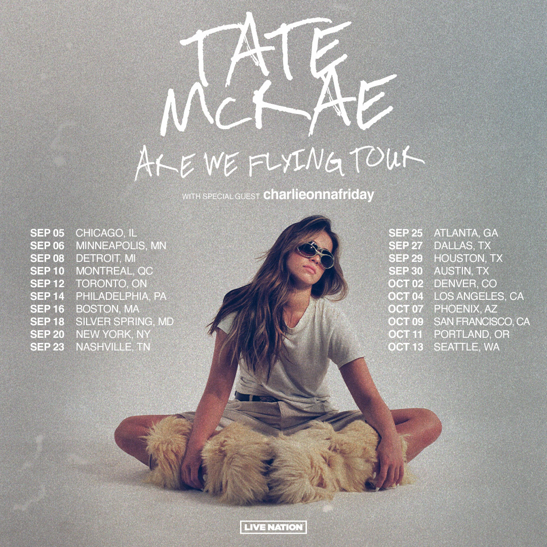 LiveNation's tweet photo. .@tatemcrae is going on the ARE WE FLYING TOUR 🌟 registration for access to tix is open now through Sunday, June 18 at 10 PM PT at https://t.co/uofV58F8q6 https://t.co/mk6ijYaGOx