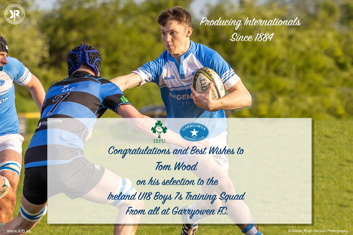 kieranryan999's tweet image. More good news!!! Congratulations and best wishes to 
@tomwood880
on his selection to the
@irishrugby U18 Boys 7s Training Squad 
#GinG #SUAF