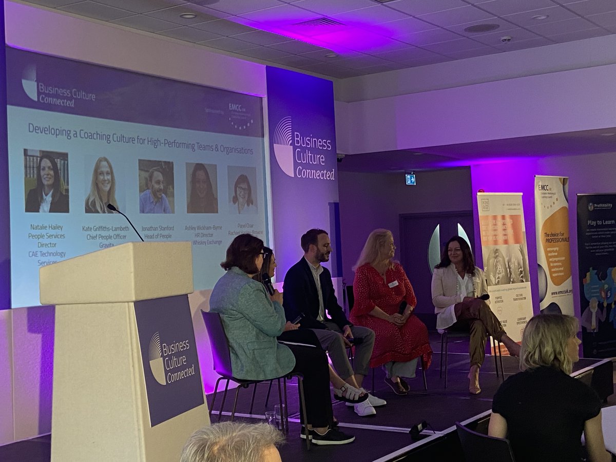 It was great to see our Chief People Officer, @KateGL attended the Business Culture Connected conference yesterday for an insightful panel discussion on developing a coaching culture for high-performing teams and organisations. 

#bcas23 #coachingculture #highperformingteams