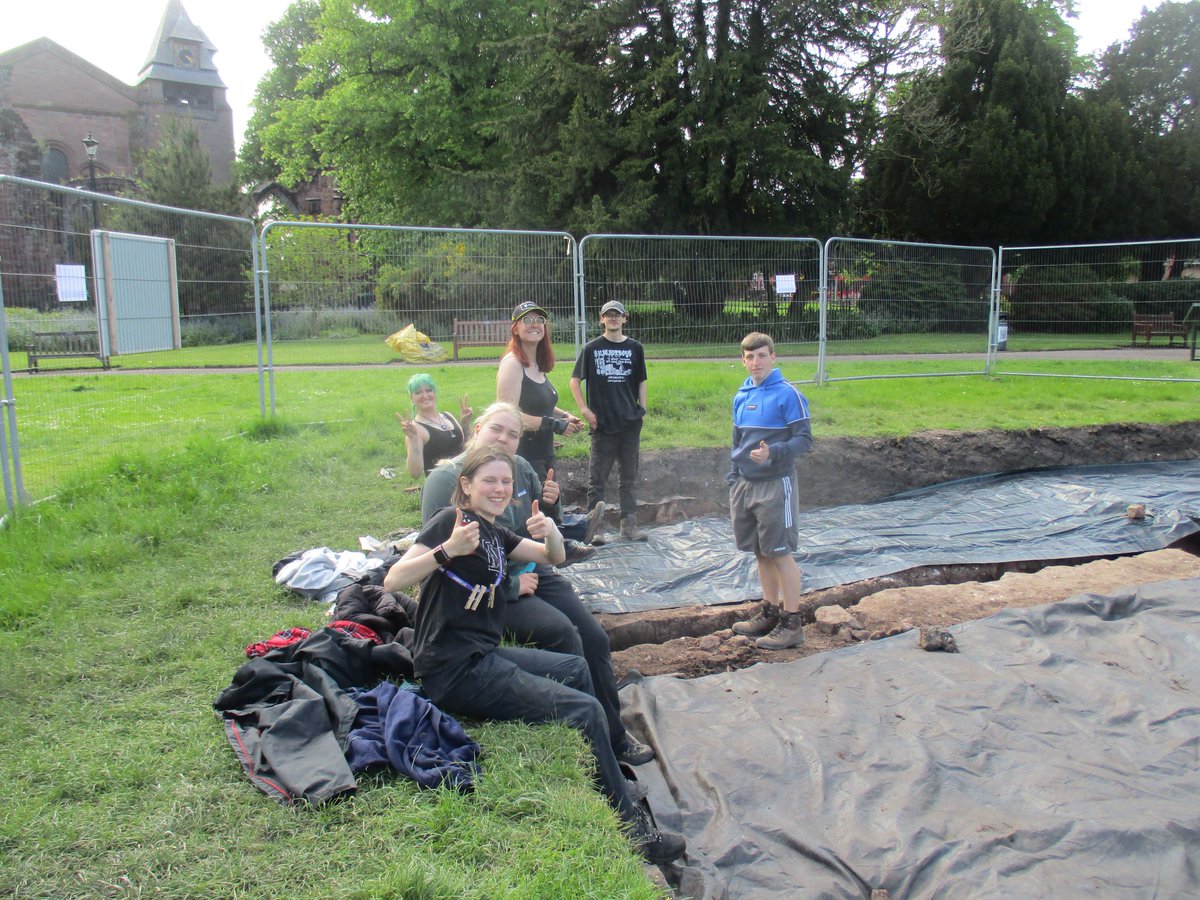 We have said farewell to the dig and <a href="/HistArchChester/">Hist&ArchChester</a>  students for this year but we'll be back in the Grosvenor Park pavilion next week Tuesday 20 -  Friday 23 June see cwac.co/xIFkY

#DigChester