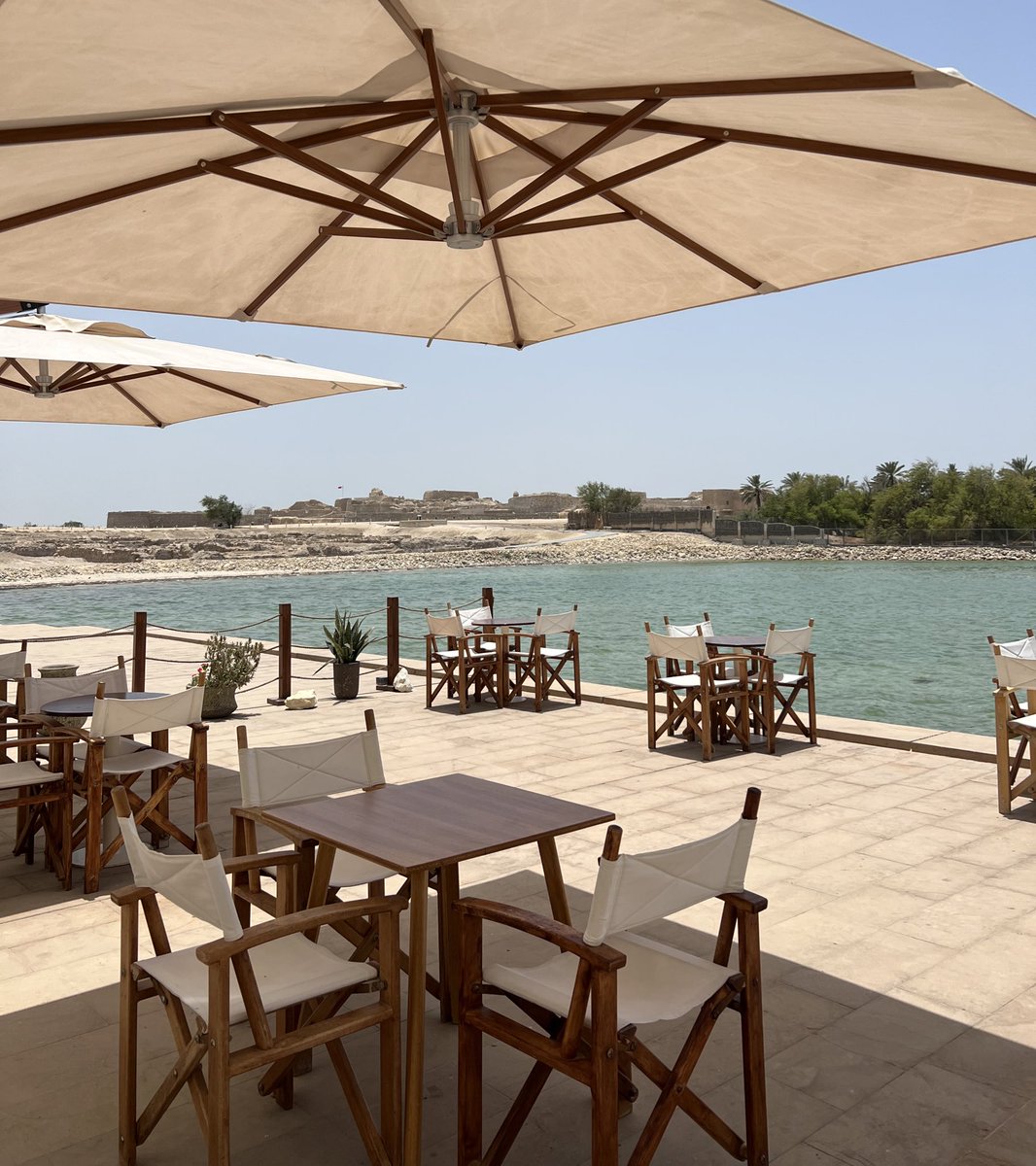 Travelling to Bahrain? 🇧🇭 Visit #MyCafeBahrain for Saturday brunch, #claybahrain for drinks &amp; dinner and #greenbarcafe at #Bahrainfort for breakfast. Don’t forget sundowners &amp; dinner at #CUT too <a href="/FSBahrain/">Four Seasons Hotel Bahrain Bay</a> 🇧🇭#travel #bahrain #dine #visitbahrain <a href="/VisitBahrainBH/">Visit Bahrain</a>