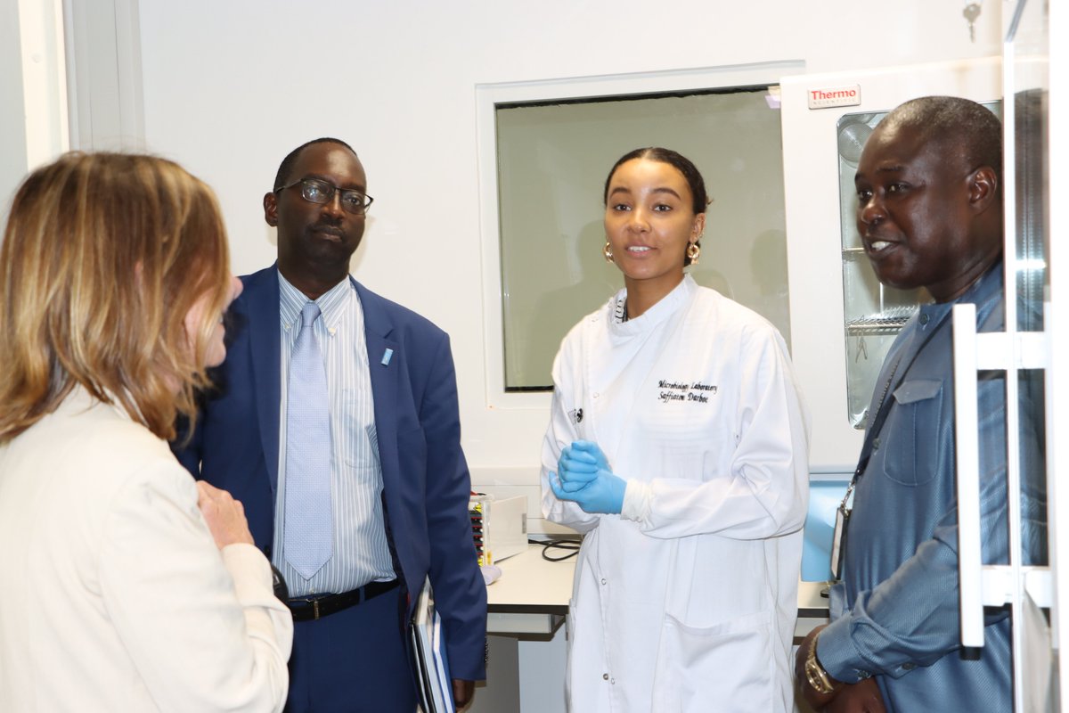 MRC Unit The Gambia at LSHTM (@mrcunitgambia) on Twitter photo We were pleased to host the new Director of <a href="/WHO/">World Health Organization (WHO)</a>'s Global Malaria Programme <a href="/DrDanielNgamije/">Dr. Ngamije Daniel</a> at the MRCG today. Joined by Dr Mary Hamel from WHO's Product Development Research Unit, they toured our state-of-the-art labs & clinical trial sites in Sukuta and Brikama. We were pleased to host the new Director of <a href="/WHO/">World Health Organization (WHO)</a>'s Global Malaria Programme <a href="/DrDanielNgamije/">Dr. Ngamije Daniel</a> at the MRCG today. Joined by Dr Mary Hamel from WHO's Product Development Research Unit, they toured our state-of-the-art labs & clinical trial sites in Sukuta and Brikama.