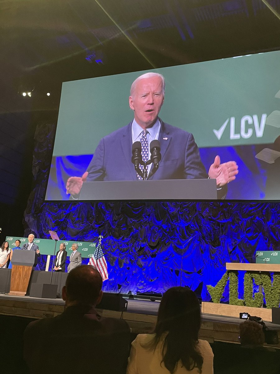 So proud to be part of <a href="/LCVoters/">League of Conservation Voters 🌎</a> endorsement of <a href="/JoeBiden/">Joe Biden</a> last night. Let’s get this climate champion re-elected!