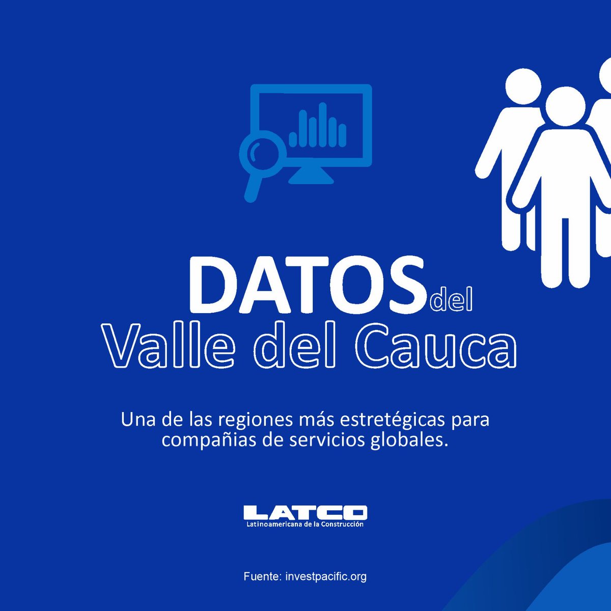 latco_sa's tweet photo. 📈 🏗️ Una de las regiones más estratégicas para compañías de servicios globales es el valle del cauca. 

Investpacific, nos regala datos financieros de nuestra región. 

El Valle del Cauca una región con #SelloLatco ☑️

Seguimos #ConstruirHistorias https://t.co/c3OO1YRHhv