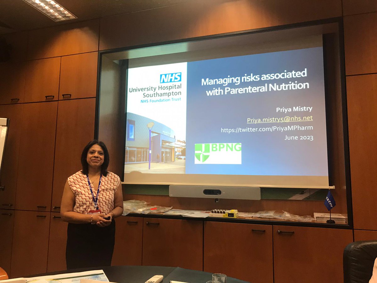 Presenting risks associated with PN to a european pharmacist masterclass in Belgium #patientsafety #parenteralnutrition