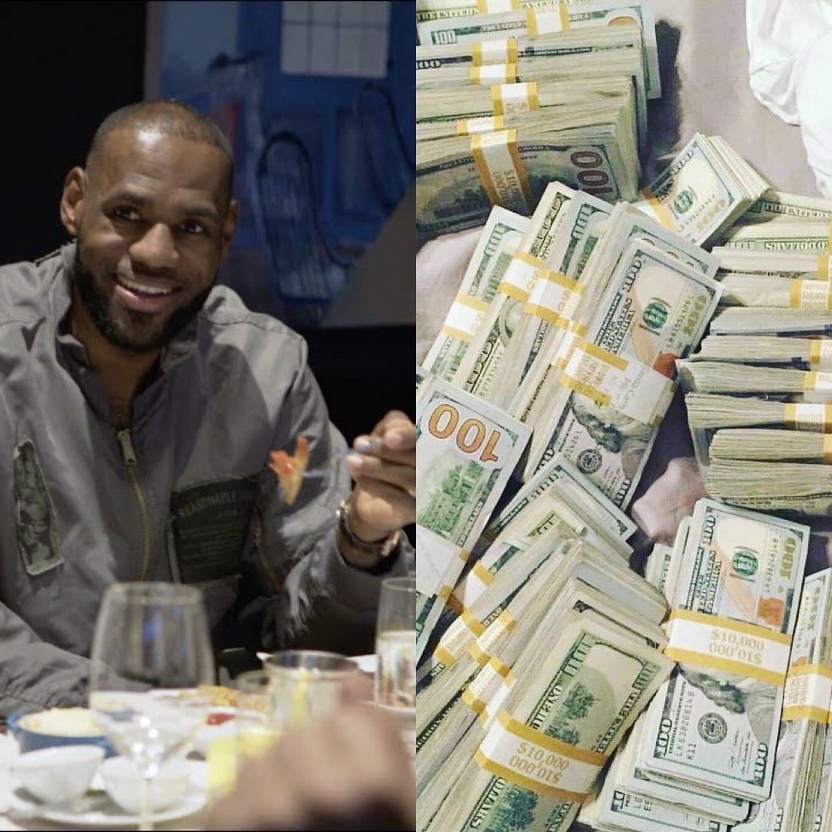 Would you rather take $500k or have dinner with LeBron?