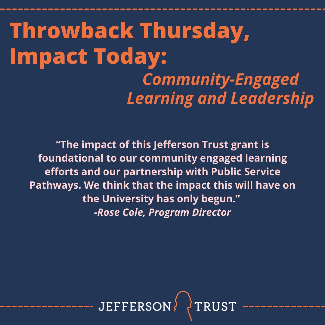 We're back with another Throwback Thursday, Impact Today 🔶🔷 @MadisonHouseUVa
#grantproject #annualgrant #grantfunding #impactUVA #jeffersontrust #UVA #grants #grantseekers #throwbackthursday #tbt