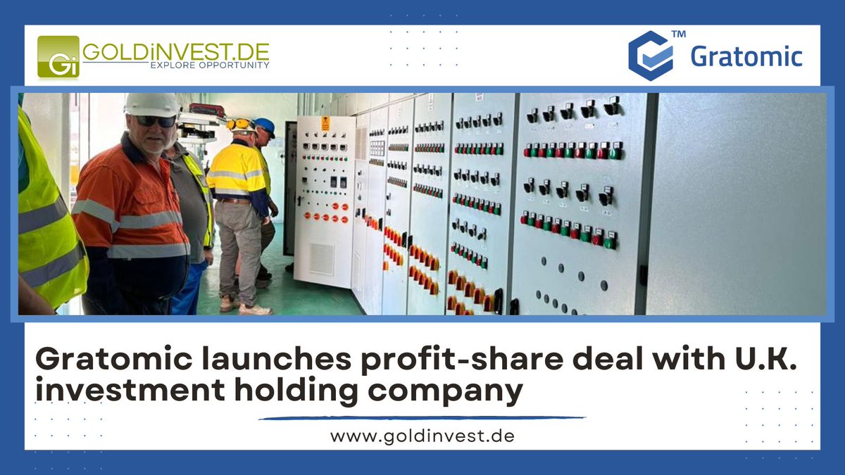 GOLDINVEST_de's tweet photo. Emerging graphite producer #Gratomic Inc has entered into a preliminary agreement with U.K. investment holding company Technology Metals Market for a future profit-sharing partnership in the sale of its vein #graphite

Read more ▶️▶️ https://t.co/TyGE3yovxV

@GratomicInc
$GRAT.V https://t.co/2ONEDF2Eoc