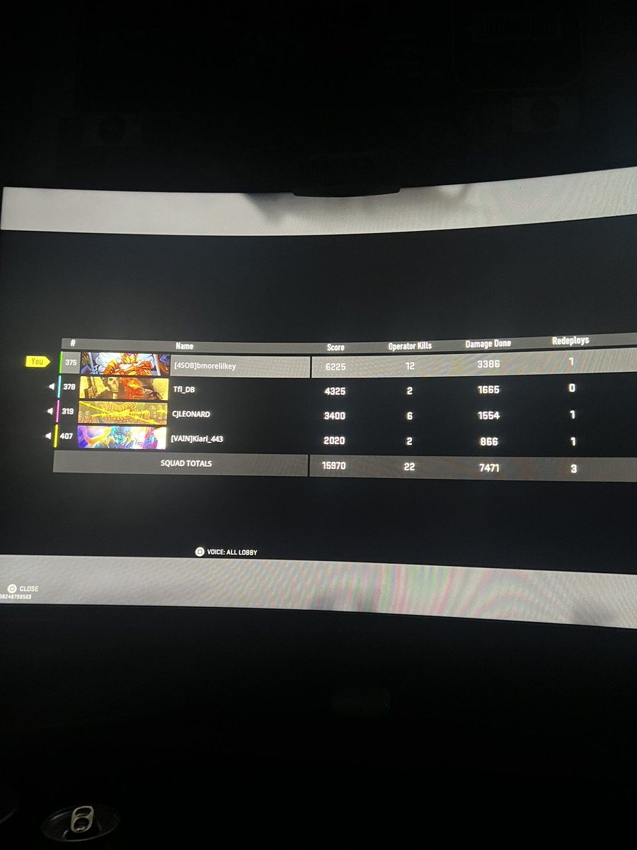 3HawdGaming's tweet photo. End Game Results https://t.co/tRFMMWqE5y