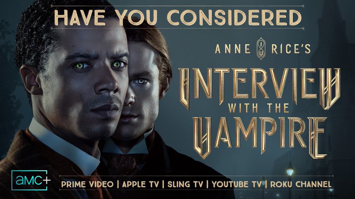 Have you watched AMC's Interview with the Vampire yet? 🏳️‍🌈 They deserve all the awards! 🏆 Our hearts are already theirs 💜 #interviewwiththevampire #AnneRice #AMC #FYC #Emmy #Emmys #jacobanderson #samreid #rolinjones #danielhart #carolcutshall #maralepereschloop