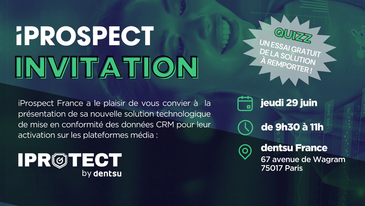 iProspect France (@iprospectfr) on Twitter photo #Evenement - 29/06 | Inscrivez-vous et découvrez #iProtect, la nouvelle solution technologique de mise en conformité des données #CRM avec les régies média d'<a href="/iProspectFR/">iProspect France</a> evdr.co/xgztg #Evenement - 29/06 | Inscrivez-vous et découvrez #iProtect, la nouvelle solution technologique de mise en conformité des données #CRM avec les régies média d'<a href="/iProspectFR/">iProspect France</a> evdr.co/xgztg