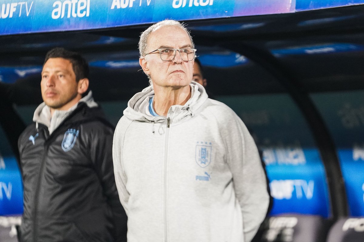 Montevideo, 14/6/24.
Debut oficial de Marcelo Bielsa al frente de la Selección Uruguaya con victoria 4-1 ante Nicaragua en Amistoso Internacional.
