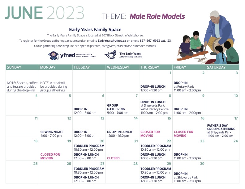AutismYukon's tweet photo. @YFNED_ Early Years June Calendar is out! https://t.co/CjRDI6Hjbo