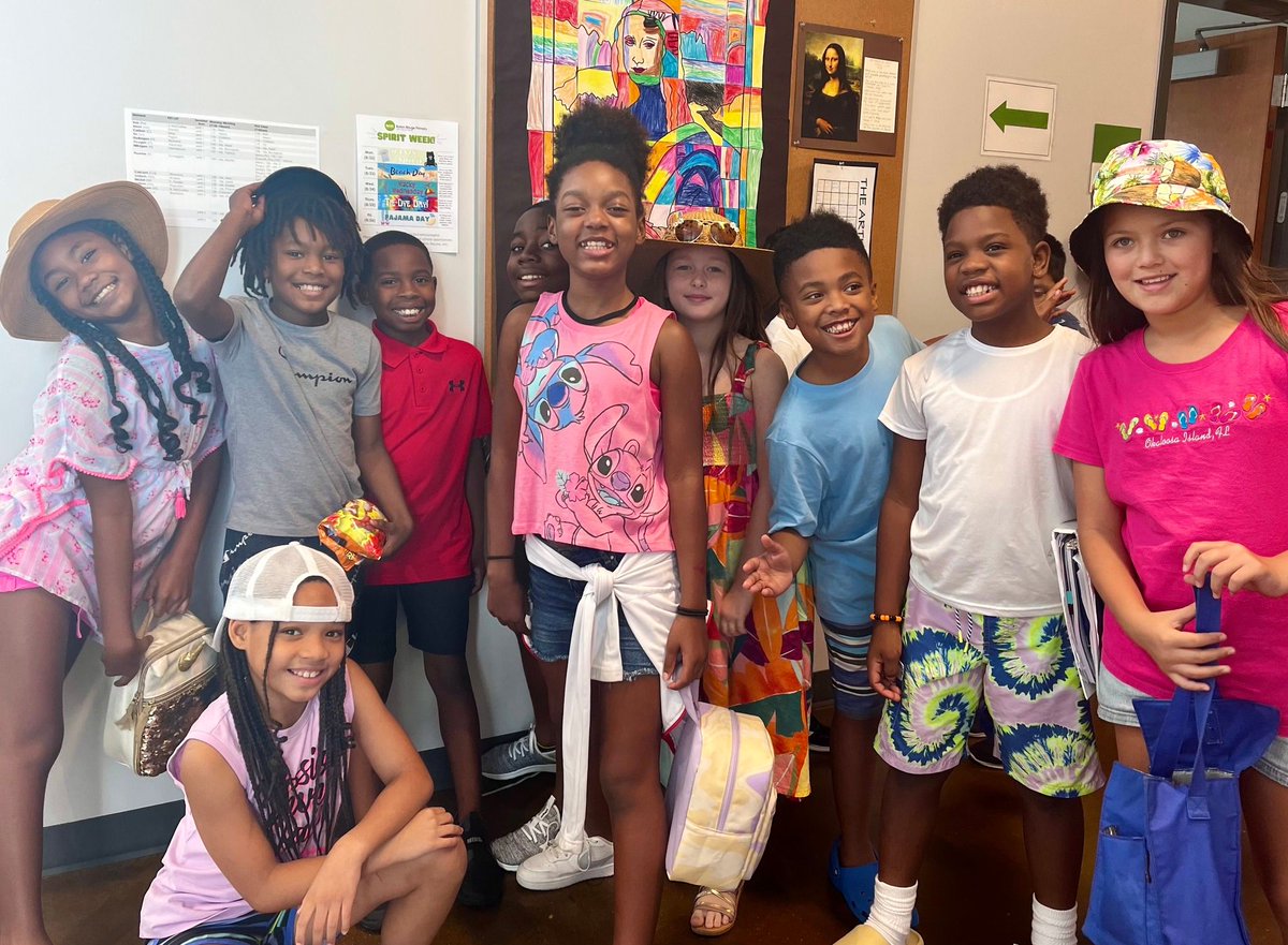 Basisbrprimary's tweet photo. BLAST FROM THE PAST: Looking back at spirit week last year! 😎 What a Tropical Tuesday! ☀️ Our second day of Spirit Week went swimmingly. 🏝🩴🌊 https://t.co/E8XLVEOPrG