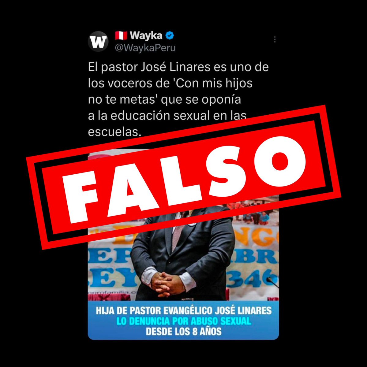 El Señor Jose Linares no ha sido ni es vocero del colectivo CMHNTM sino de otro colectivo que él fundó, los cuales no guardan relación con las iniciativas del colectivo #ConMisHijosNoTeMetas. Las terribles y sensibles denuncias en su contra deben ser investigados para ejercer…