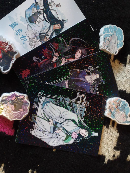 I received the postcards, stickers and t-shirts! I'm going to start packing this weekend and I hope sending them next week  Thank you for your patience 