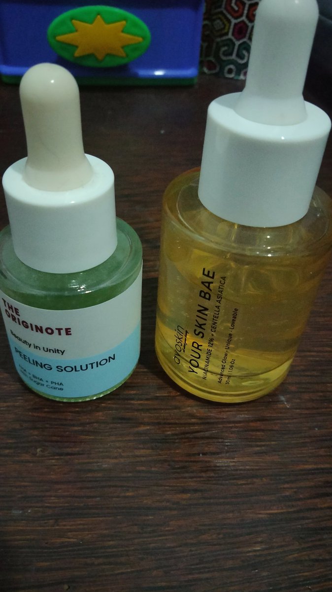 swwtiedyo's tweet photo. WTS ⚠️⚠️
avoskin ysb niacinamide + dapet originote peeling solution 
Only 100k !! https://t.co/FeCOq89OYH