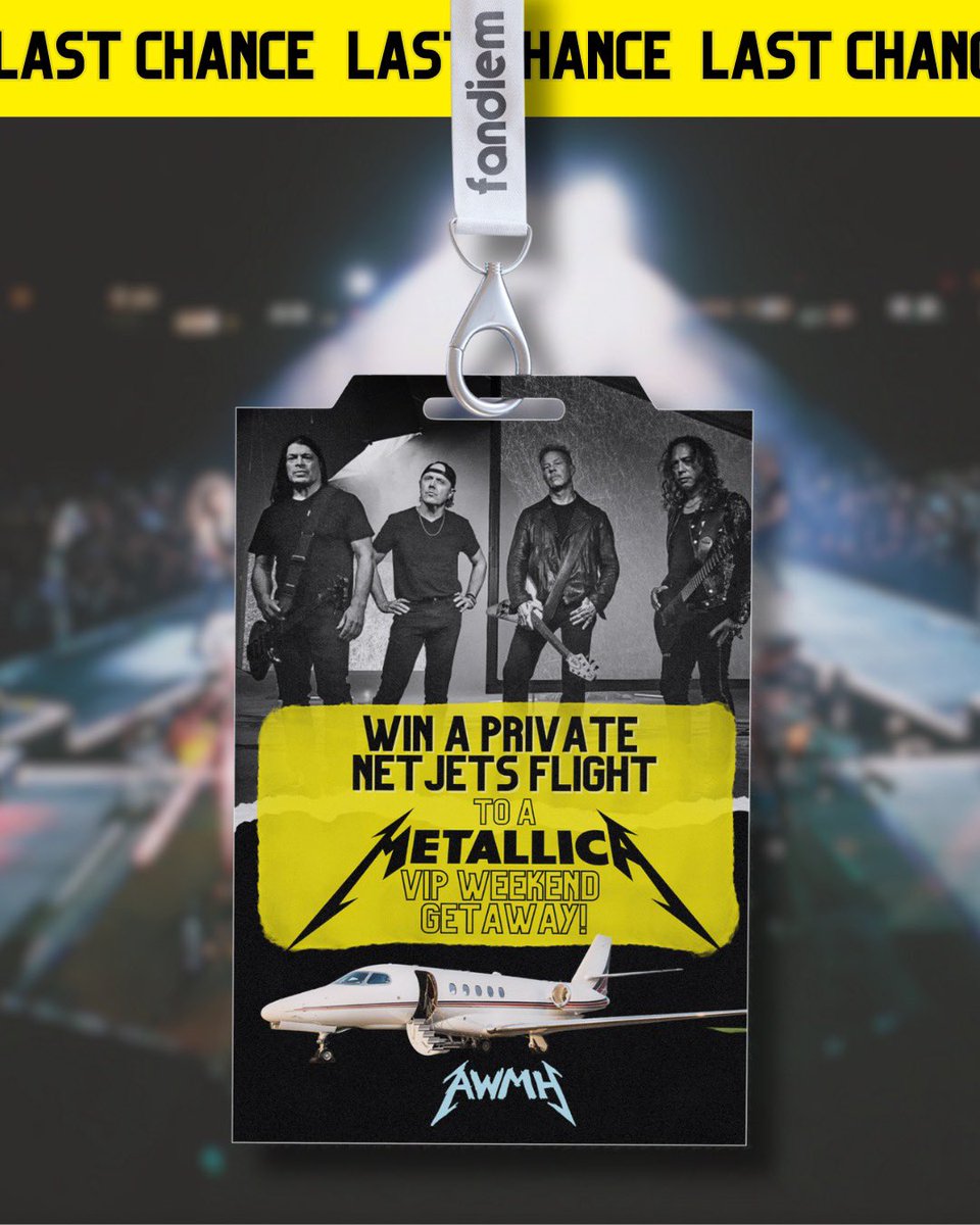 #MonthOfGiving2023 may have technically ended, but with our current @winwithfandiem sweepstakes still running, you can continue to help The @farmlinkproject. Enter to win a once-in-a-lifetime Metallica experience for you and six friends! Your crew will travel in style on a…