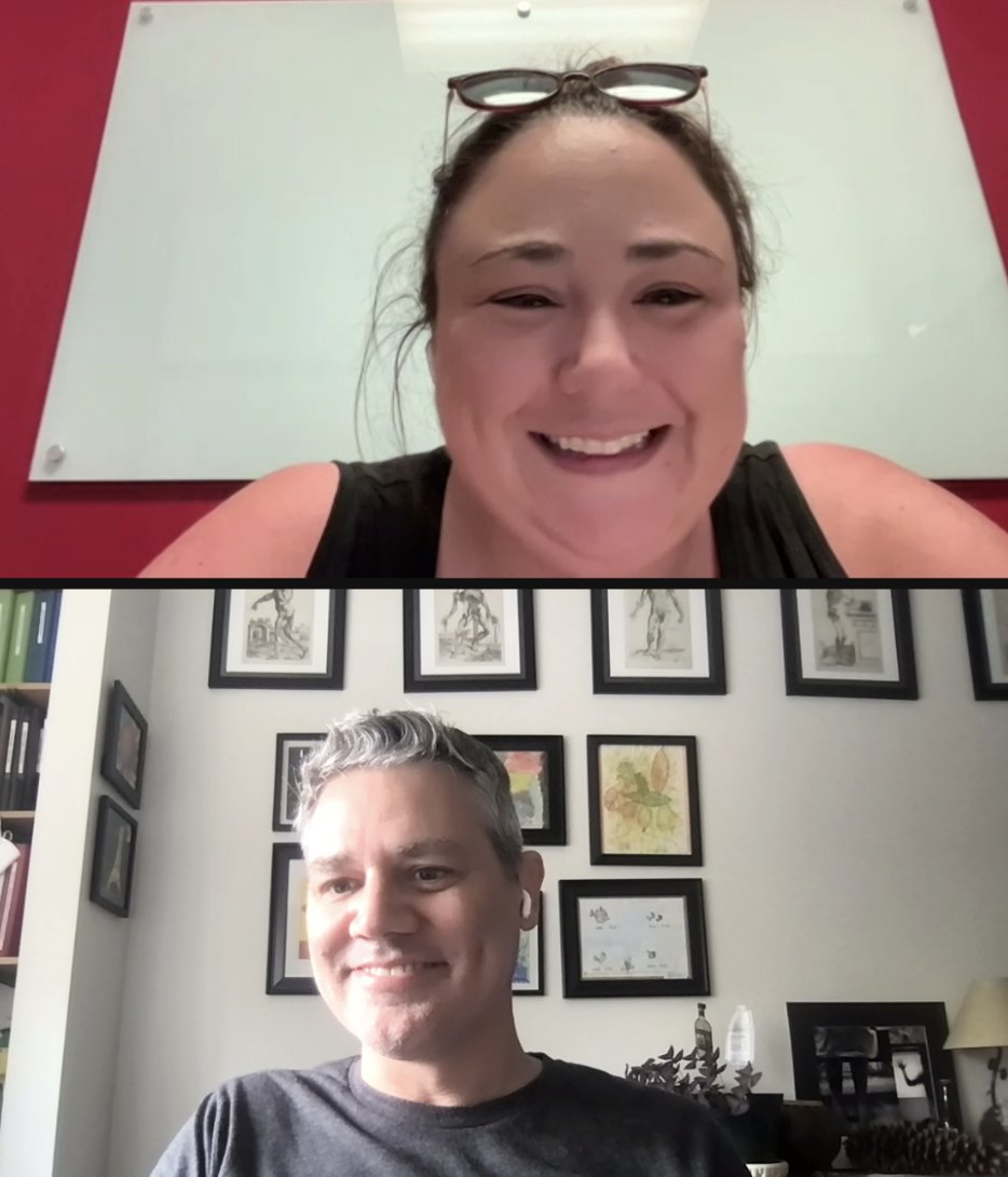 HaussmannLab's tweet photo. I love being at a #PUI: small classes of engaged students, undergrad scientists; but one of my faves is catching up with past students. @britwhits graduated from @BucknellU &amp; my lab in 2012, did a PhD, and is now Director @MOSTSciPol. *her age now=my age when she was @ Bucknell🤯 https://t.co/iqdzSF1vP9