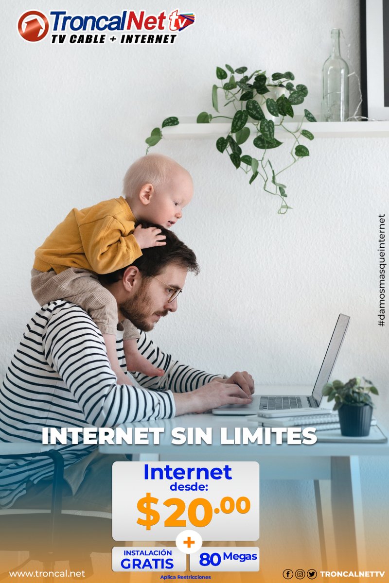 troncalnetec's tweet photo. Internet por fibra óptica por el menor precio 🤩, comparte en familia, comparte con los tuyos 🥰. Somos TroncalNet 📞 0992186400 📞 072421825
#unaexperienciadiferente
#damosmasqueinternet 
#LaTroncal 
#Zhucay 
#ElTriunfo 
#Cochancay 
#playaseca 
#elpiedrero https://t.co/JNN7AdkDax