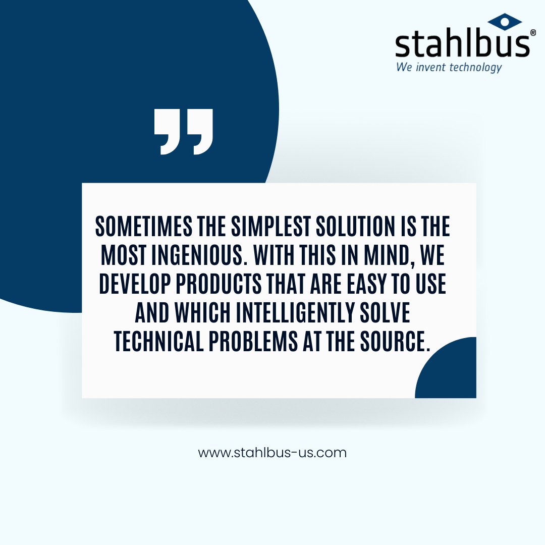 StahlbusUsa's tweet image. 🔧✨ Embrace simplicity and ingenuity with our innovative solutions! At Stahlbus, we believe in developing products that are user-friendly and intelligently tackle technical challenges right at their core. 💡🛠️

#SimplifyingSolutions #IngeniousDesign #StahlbusQuality