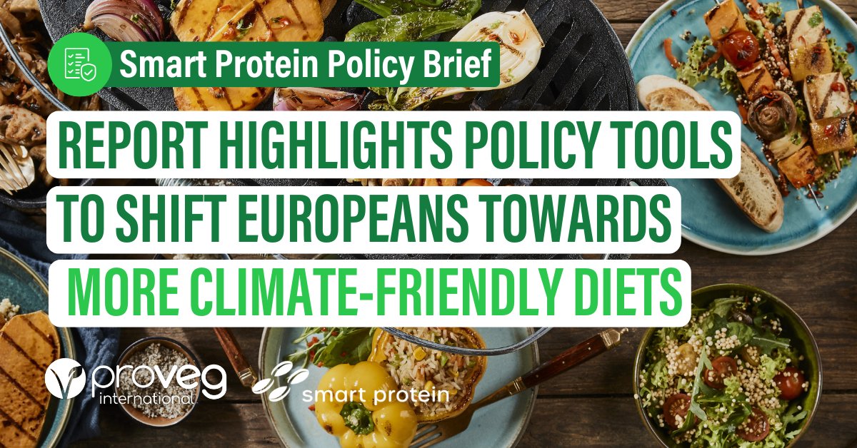 NEW Policy tools for promoting #AlternativeProteins in the EU!📣 The Smart Protein Project makes clear recommendations for making #FoodSystems healthier & more sustainable, as stated in its #Farm2Fork Strategy & the Beating Cancer Plan ➡️ bit.ly/3CwT6Lq #SmartProteinEU
