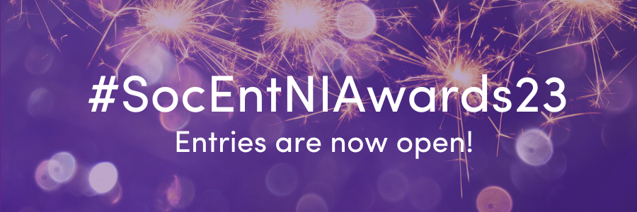socentni's tweet photo. Apply now for the NI Social Enterprise Awards 2023!

The annual awards celebrate the amazing work &amp; impact of social enterprises in NI. 

For the full list of award categories &amp; criteria, visit https://t.co/99MW4dWTBN. 

Get your applications in now! Deadline: Sun 23rd July 12am. https://t.co/4DNl5tKQsy