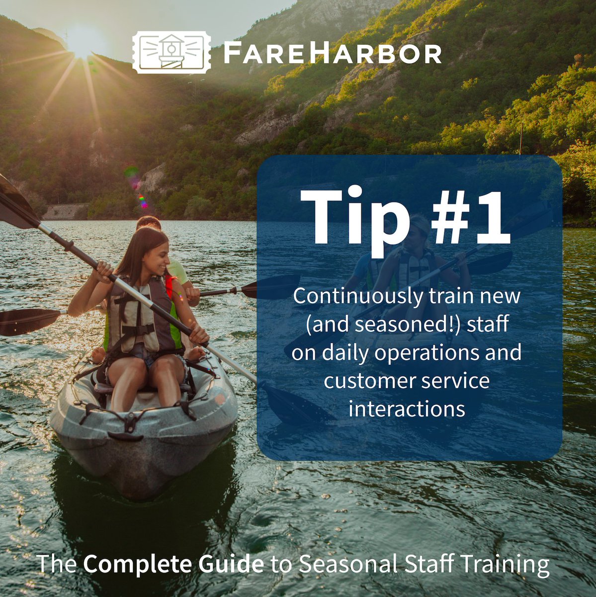 FareHarbor's tweet image. Seasonal training for your staff is essential in making your business run as smoothly as possible. And luckily, you have FareHarbor on your side to help you prepare for your busy season! ow.ly/5RiM50OOqYY 

#fhblog #training #seasonal #fhcompass #busyseason #tourism